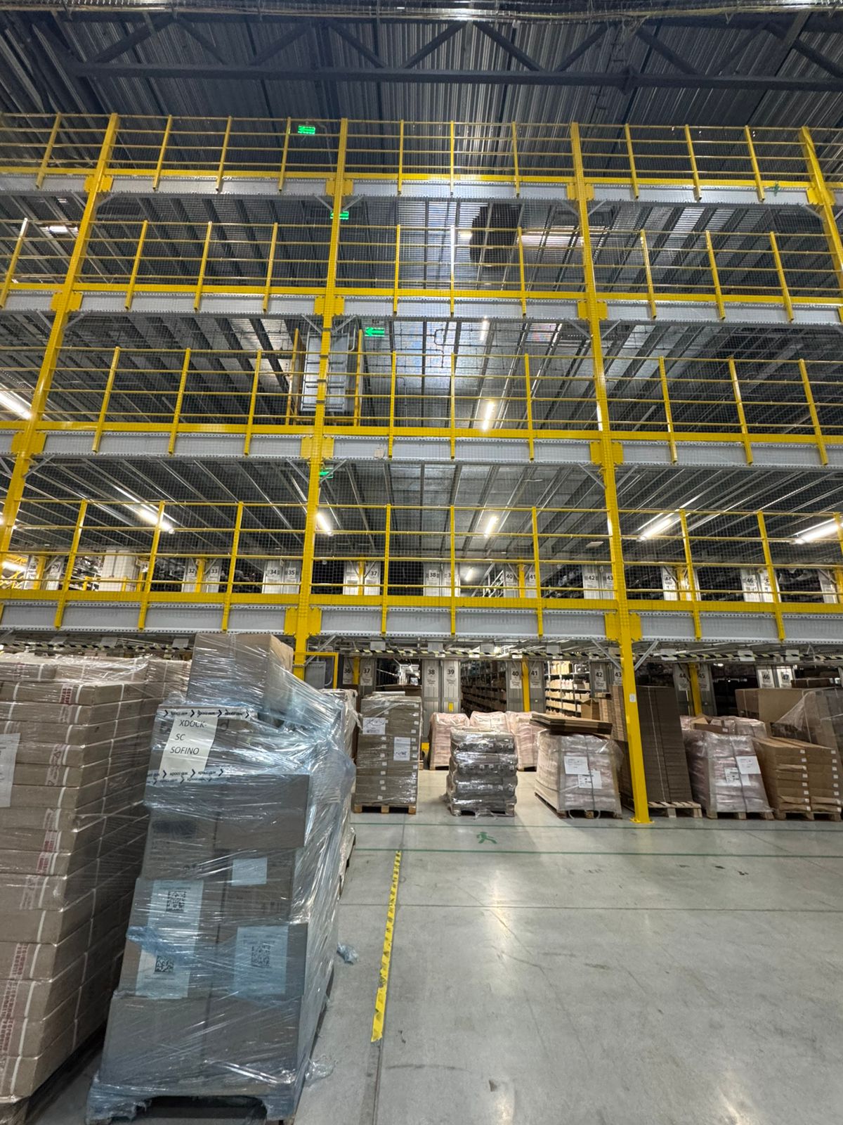 Склад палетного хранения