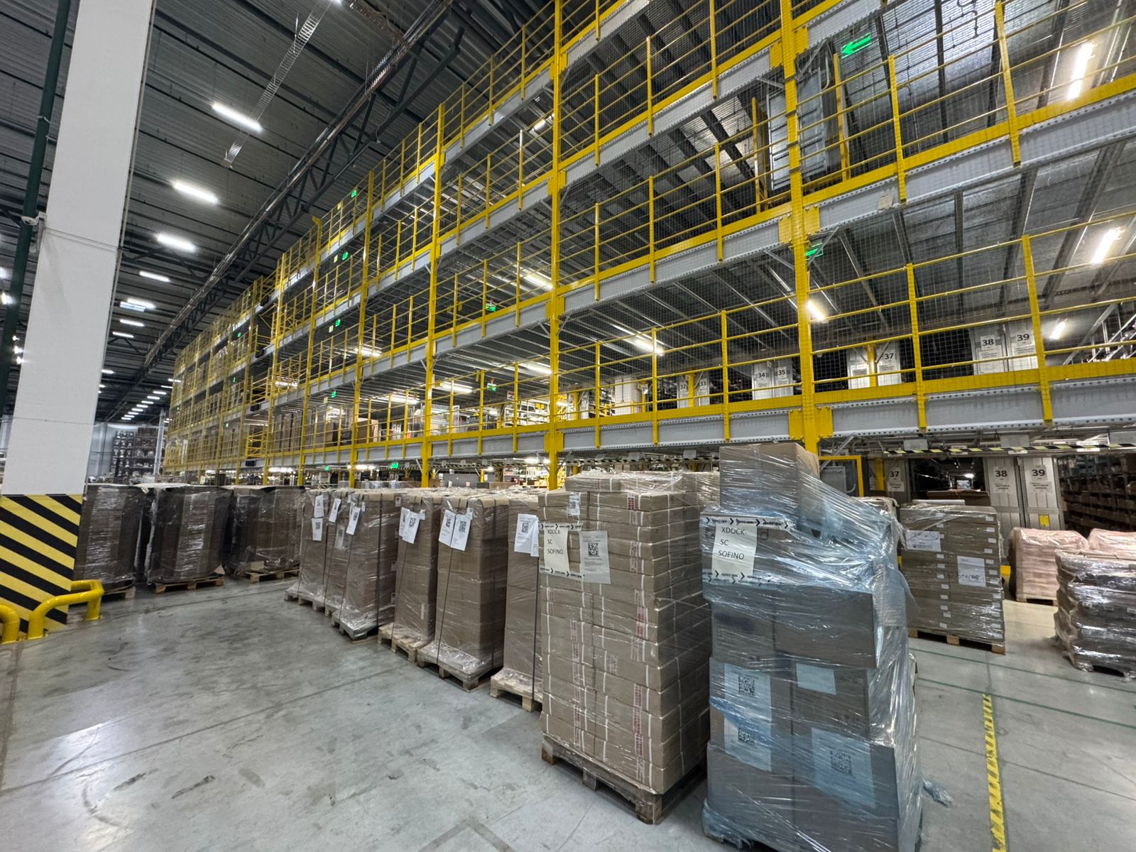 Склад палетного хранения